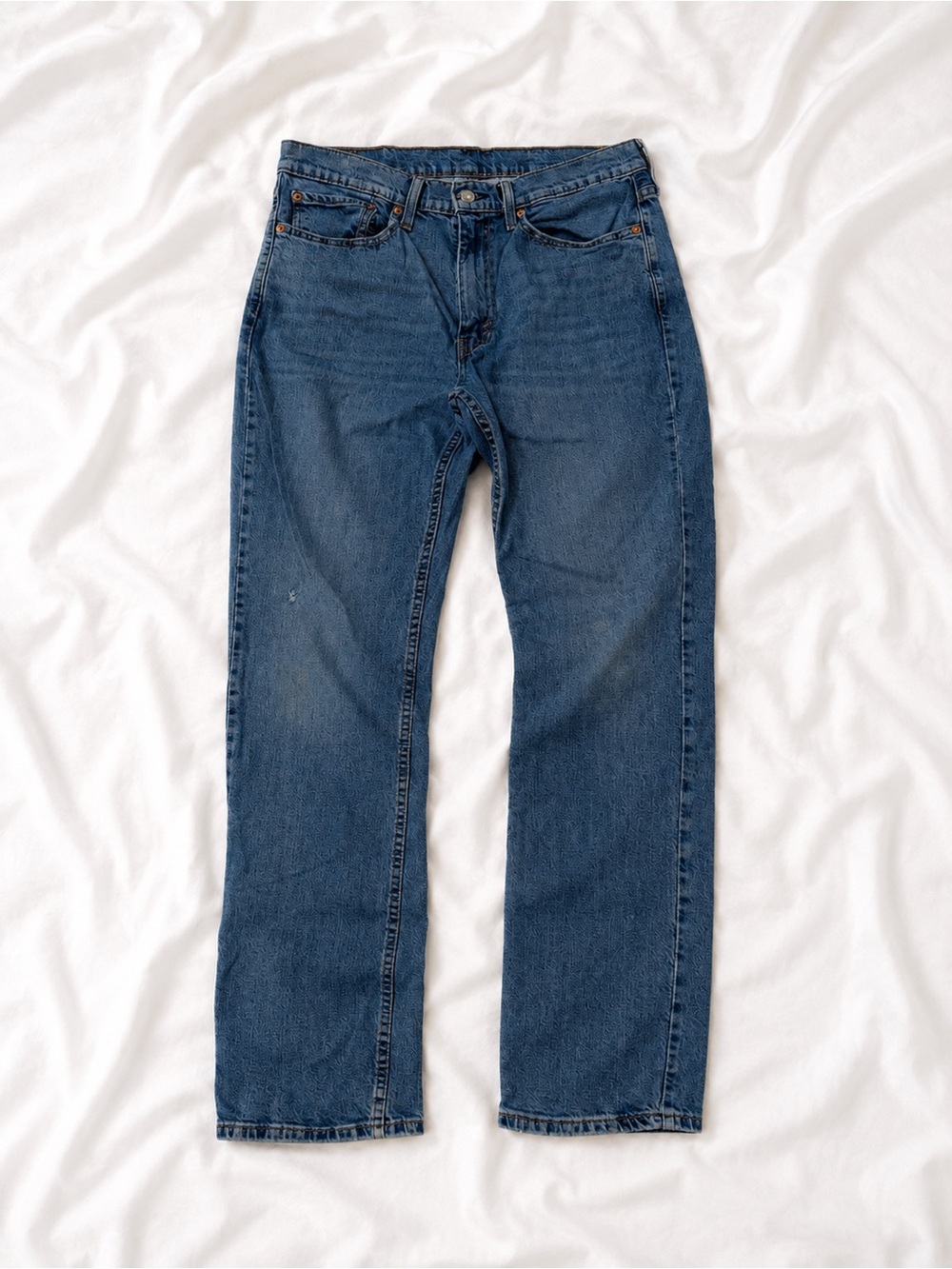 Levi's Men's Dark Blue Straight Jeans